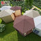 Het Uiterst kleine Huis van Rad Luxury Honeycomb Solar Fiberglass voor Toevlucht, Restaurant
